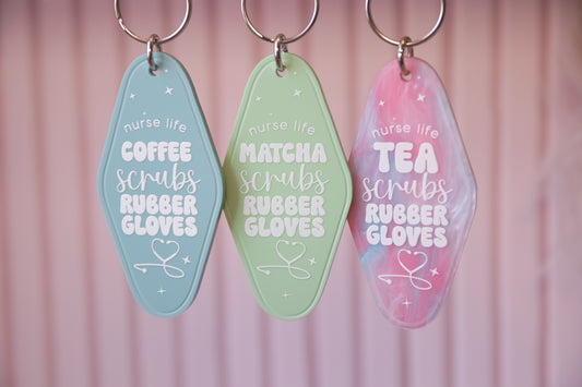 Assorted Retro Keychains