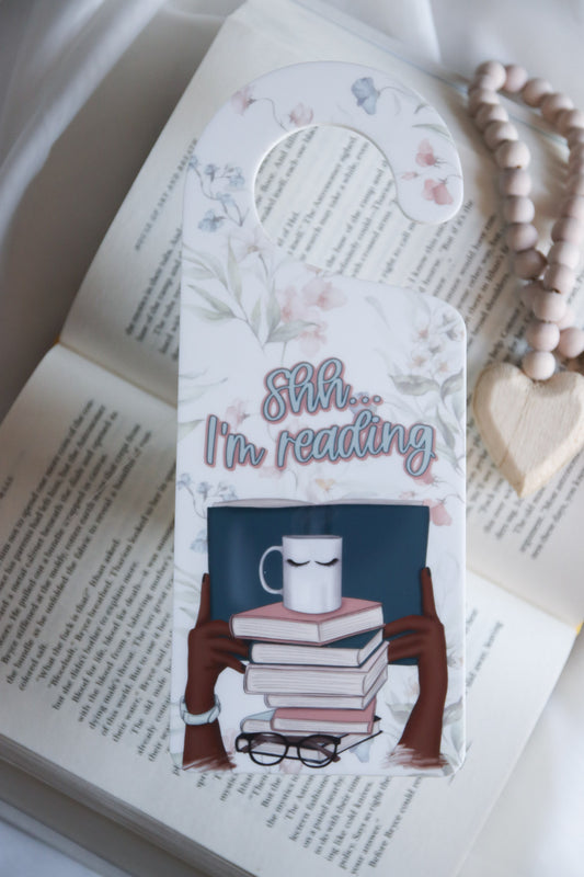 Shhh...I'm Reading Door Hanger