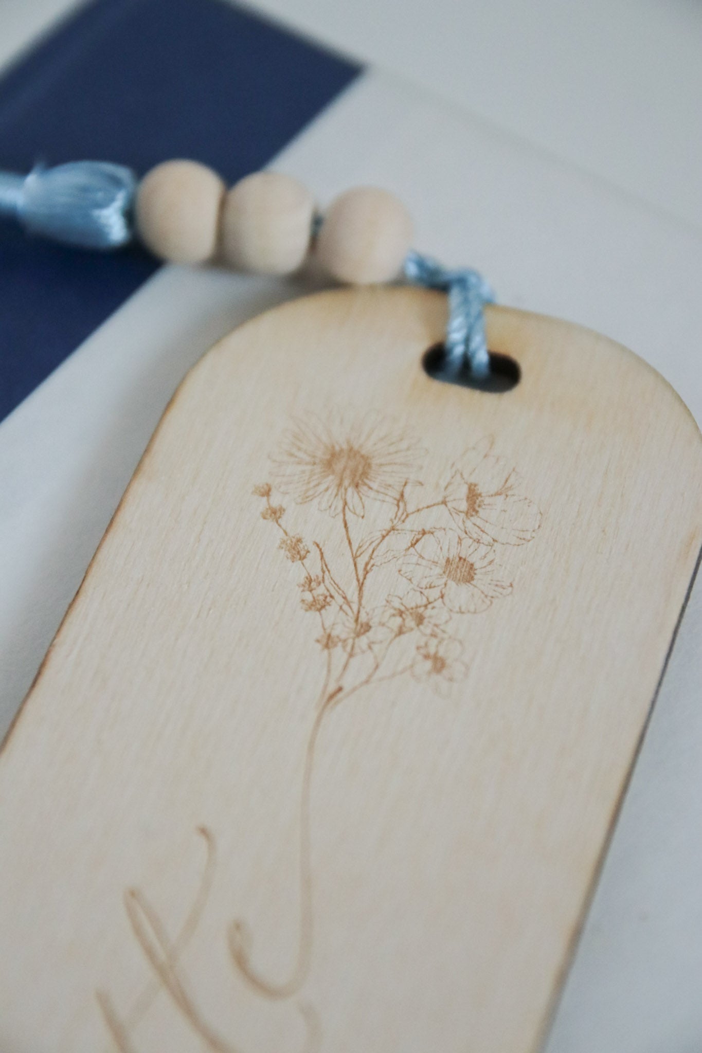 Personalized Cursive Engraved Bookmark