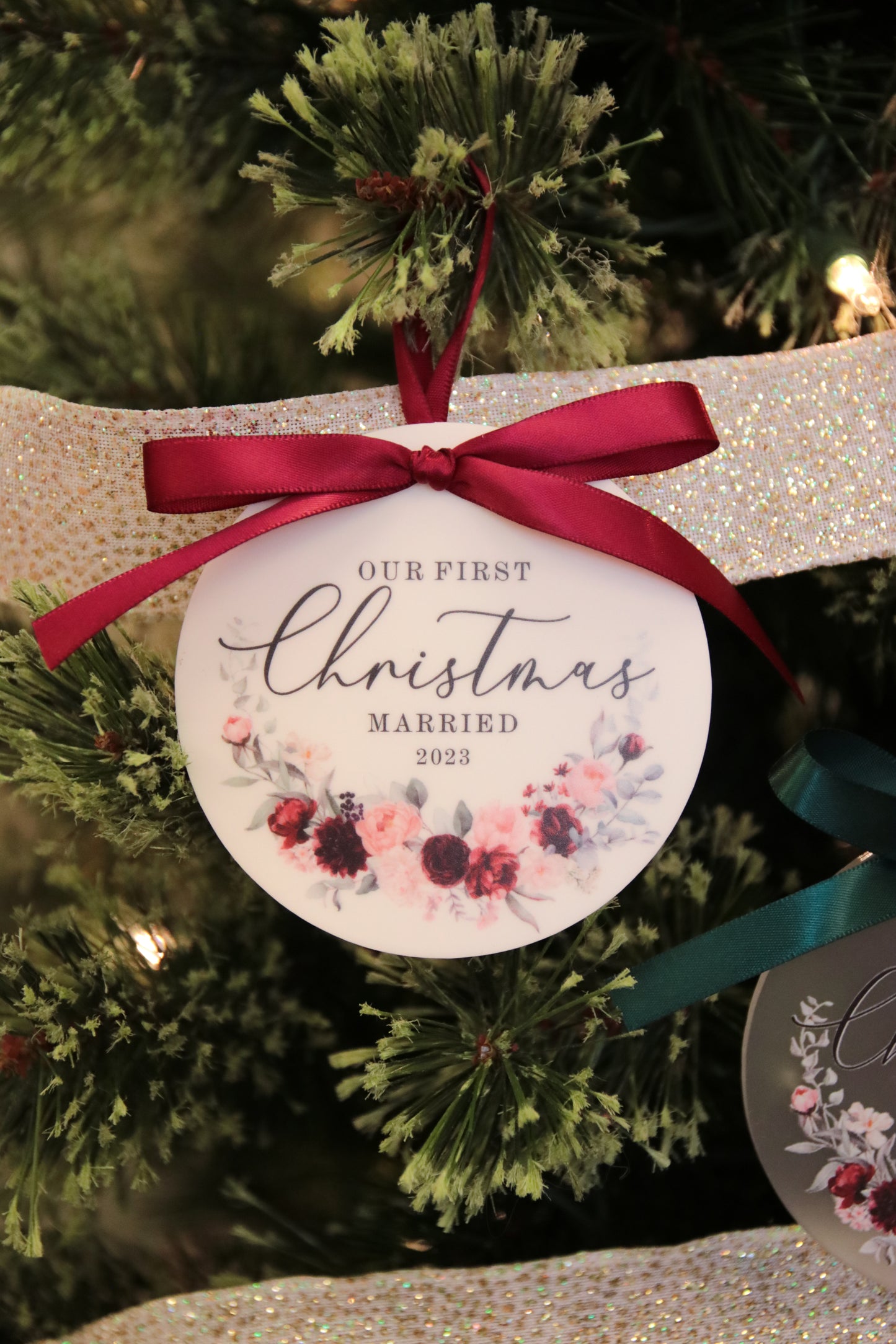 First Christmas Married Ornament
