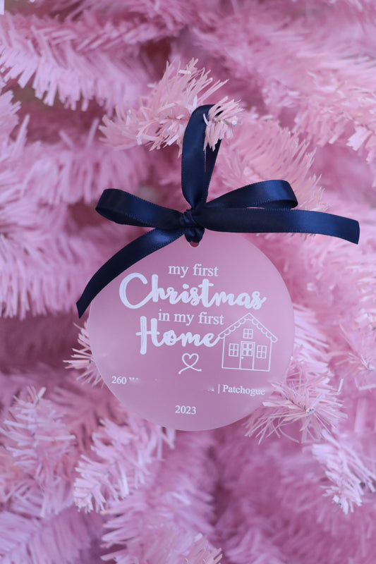 First Christmas in New Home Ornament
