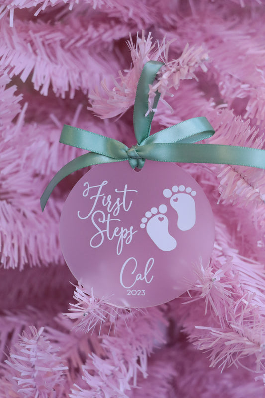 Baby's First Steps Ornament