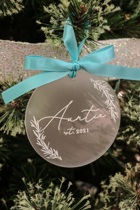 Auntie and Uncle Ornament