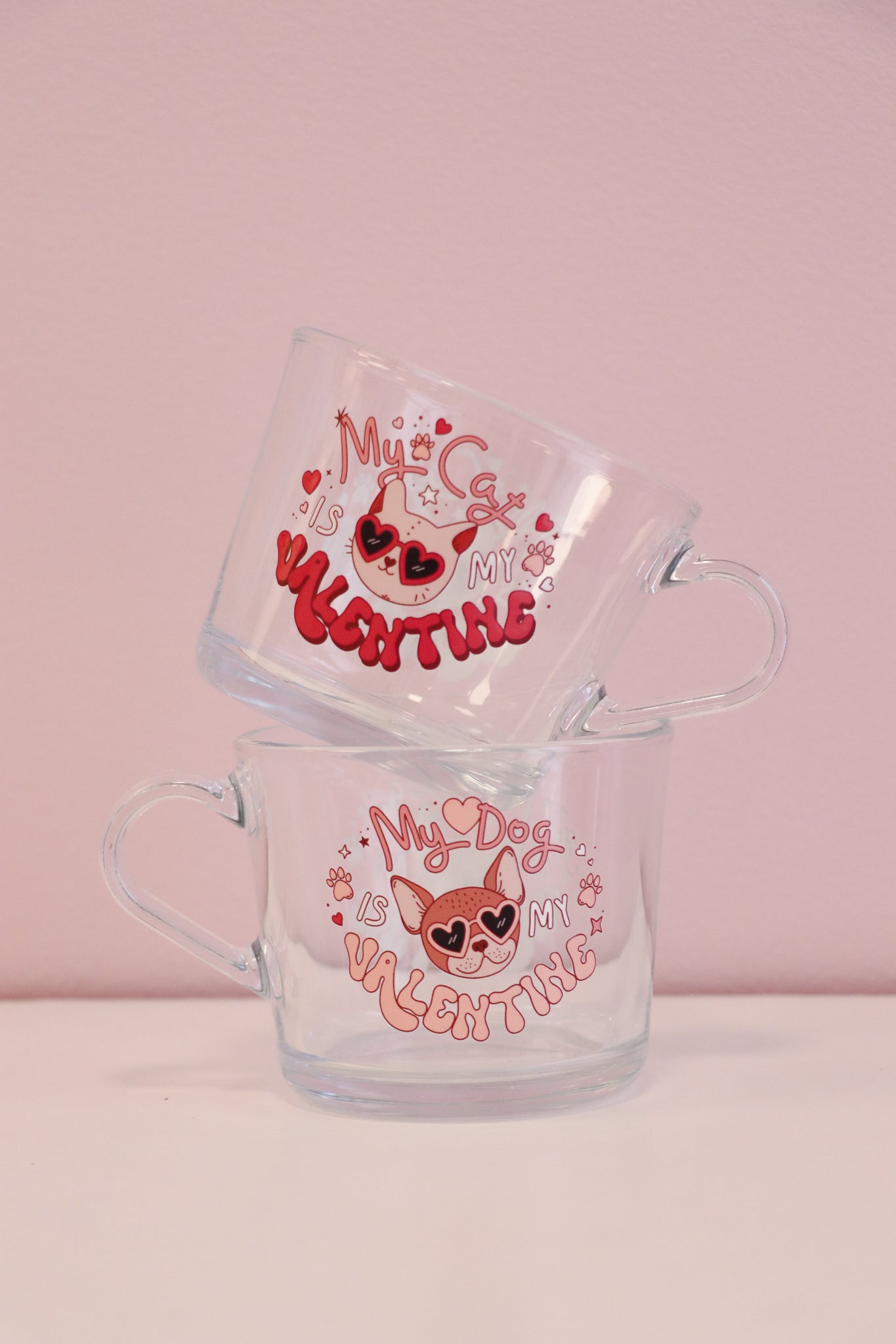 Valentine Glass with Handle