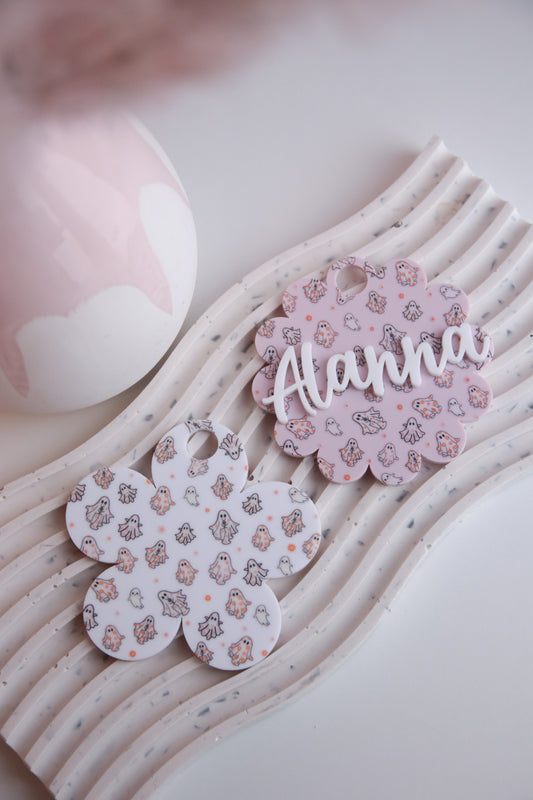 Groovy Ghost Stanley Topper Tag