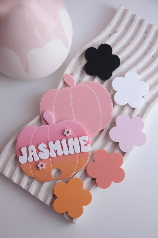 Pumpkin Stanley Topper Tag