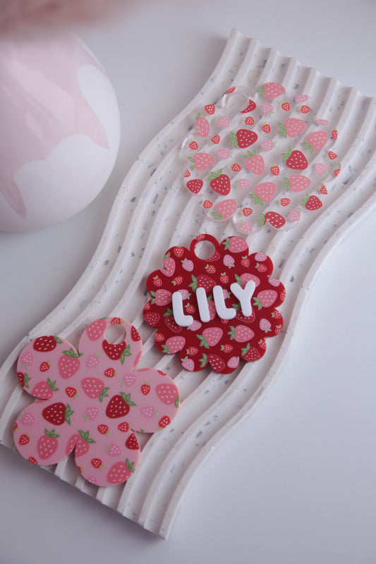 Strawberry Stanley Topper Tag