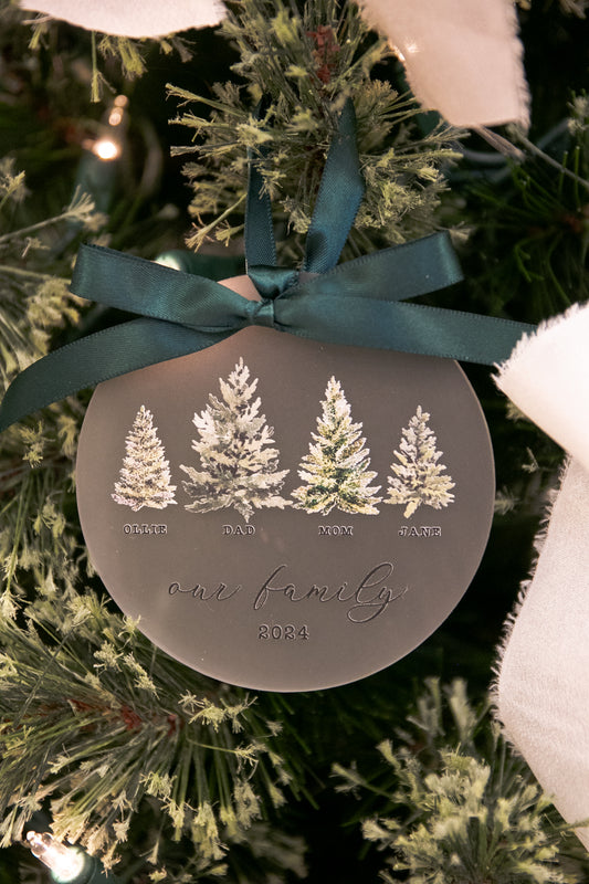 Tree Farm Family Ornament