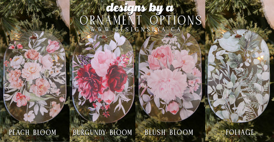 New Grandparent / Parent / Aunt / Uncle - In Bloom Ornament Collection