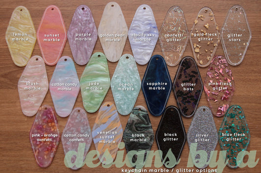 Slay The Day Motel Keychain