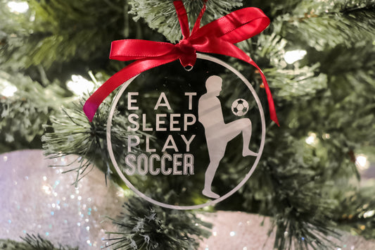 Soccer Christmas Ornament