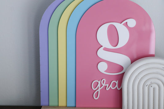 Personalized Acrylic Sign