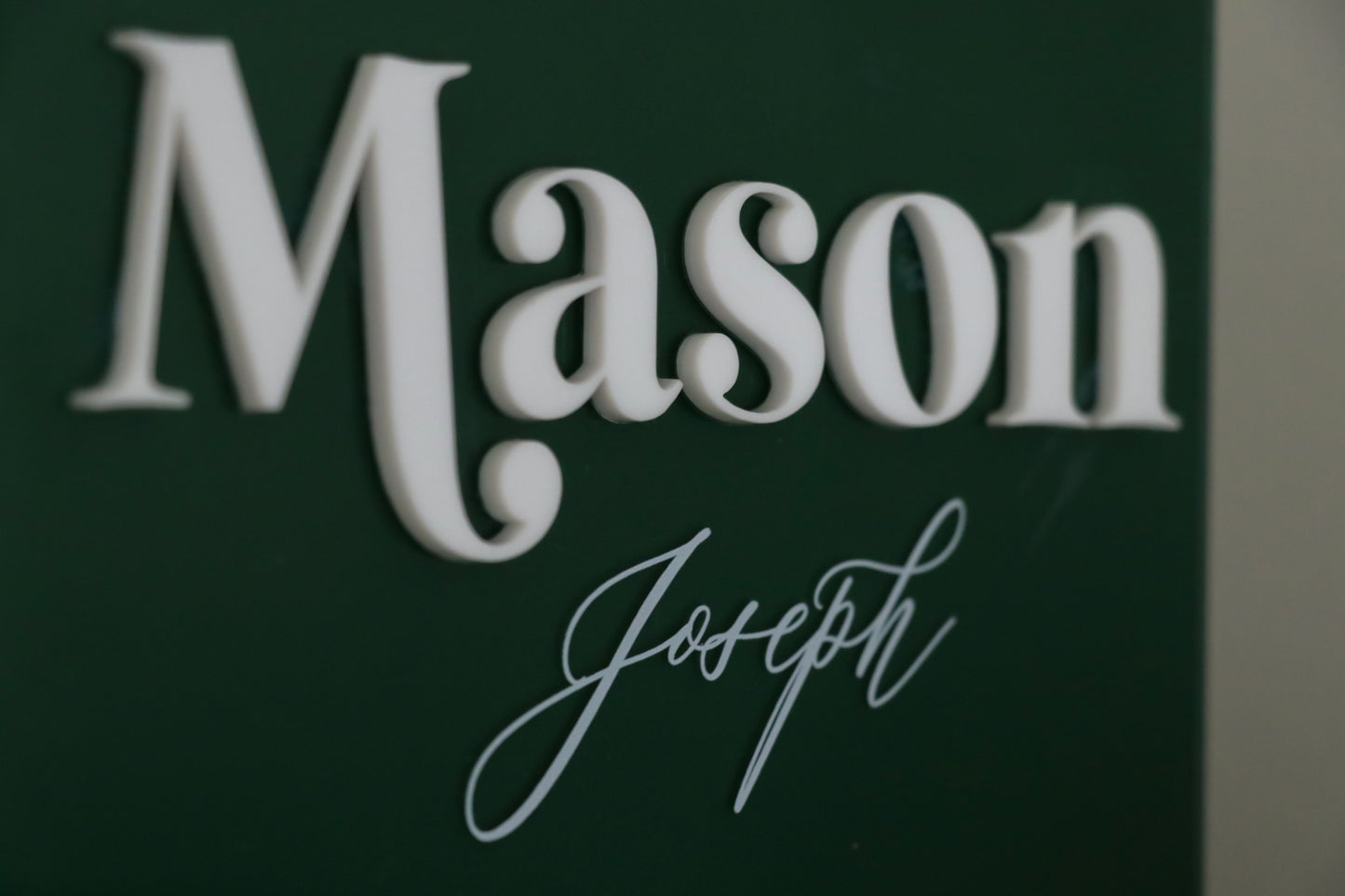 Acrylic Arch Personalized Name Sign