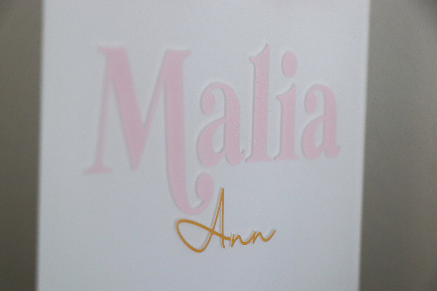 Acrylic Arch Rainbow Personalized Name Sign