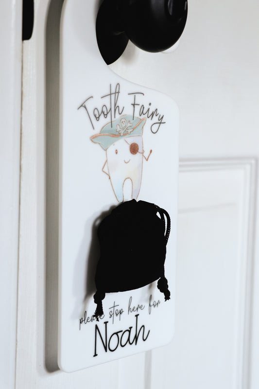 Tooth Fairy Door Hanger | Pirate