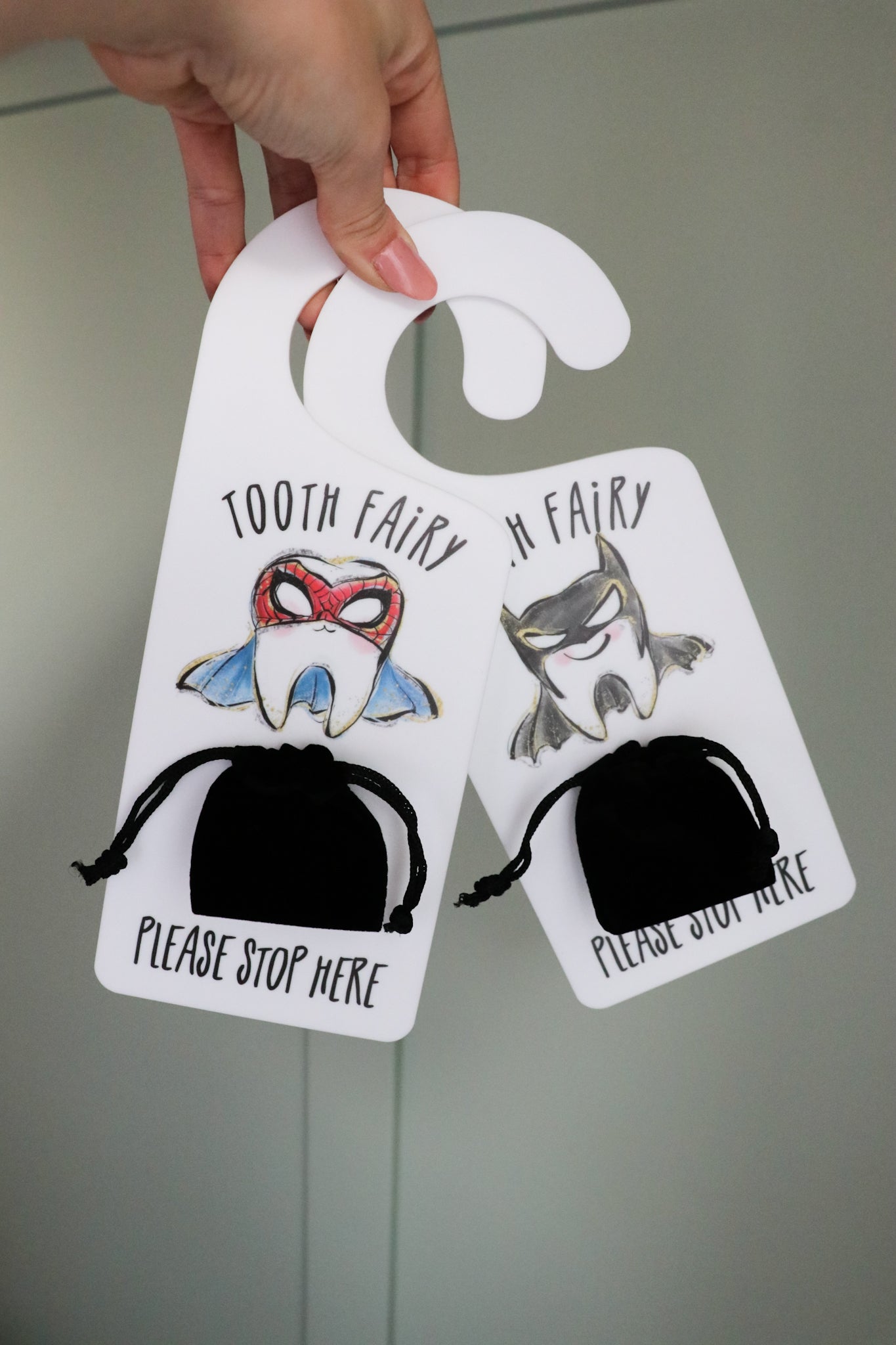 Superhero Tooth Fairy Door Hanger