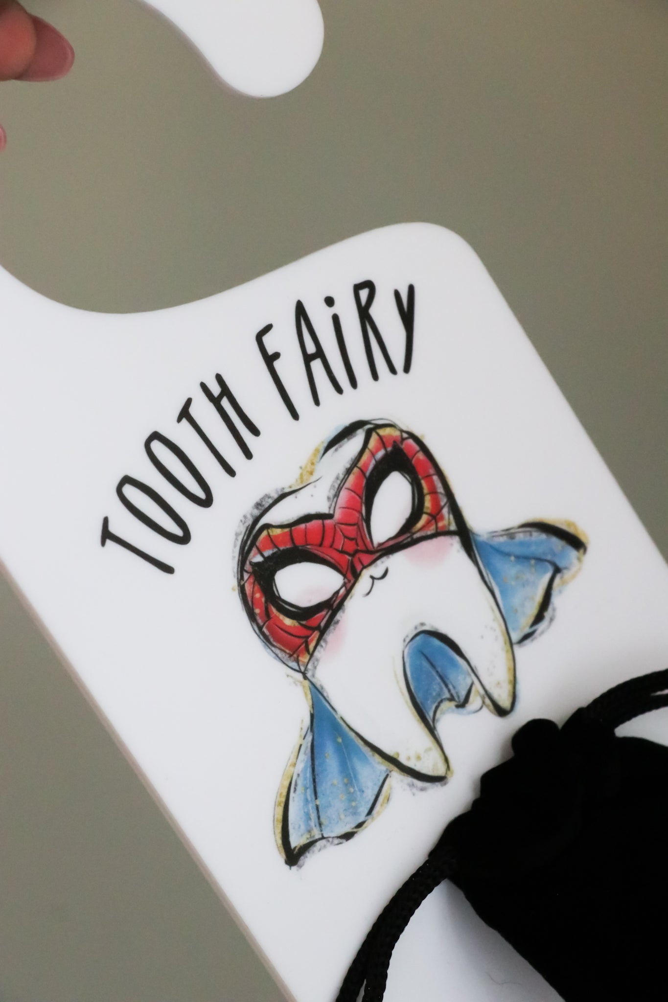 Superhero Tooth Fairy Door Hanger