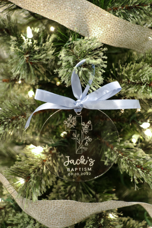 Baptism / First Communion Christmas Ornament