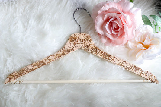Floral Engraved Hanger