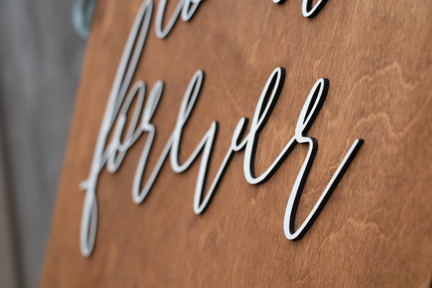 Welcome to our Forever Wedding Welcome Sign