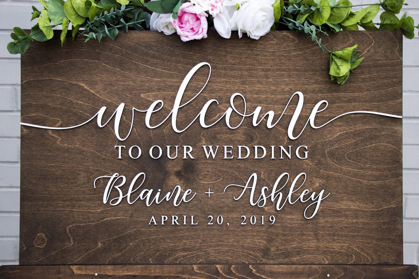 Wedding Welcome Sign