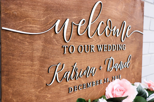 Wedding Welcome Sign