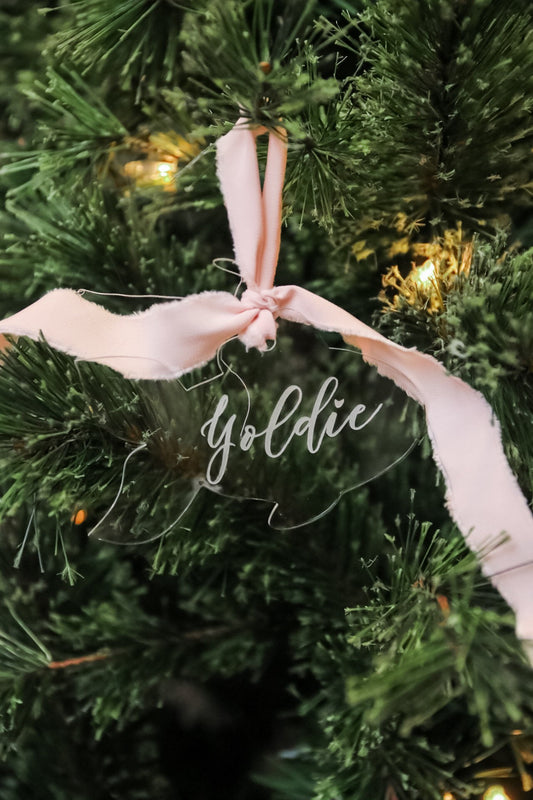 Personalized Pet Ornament