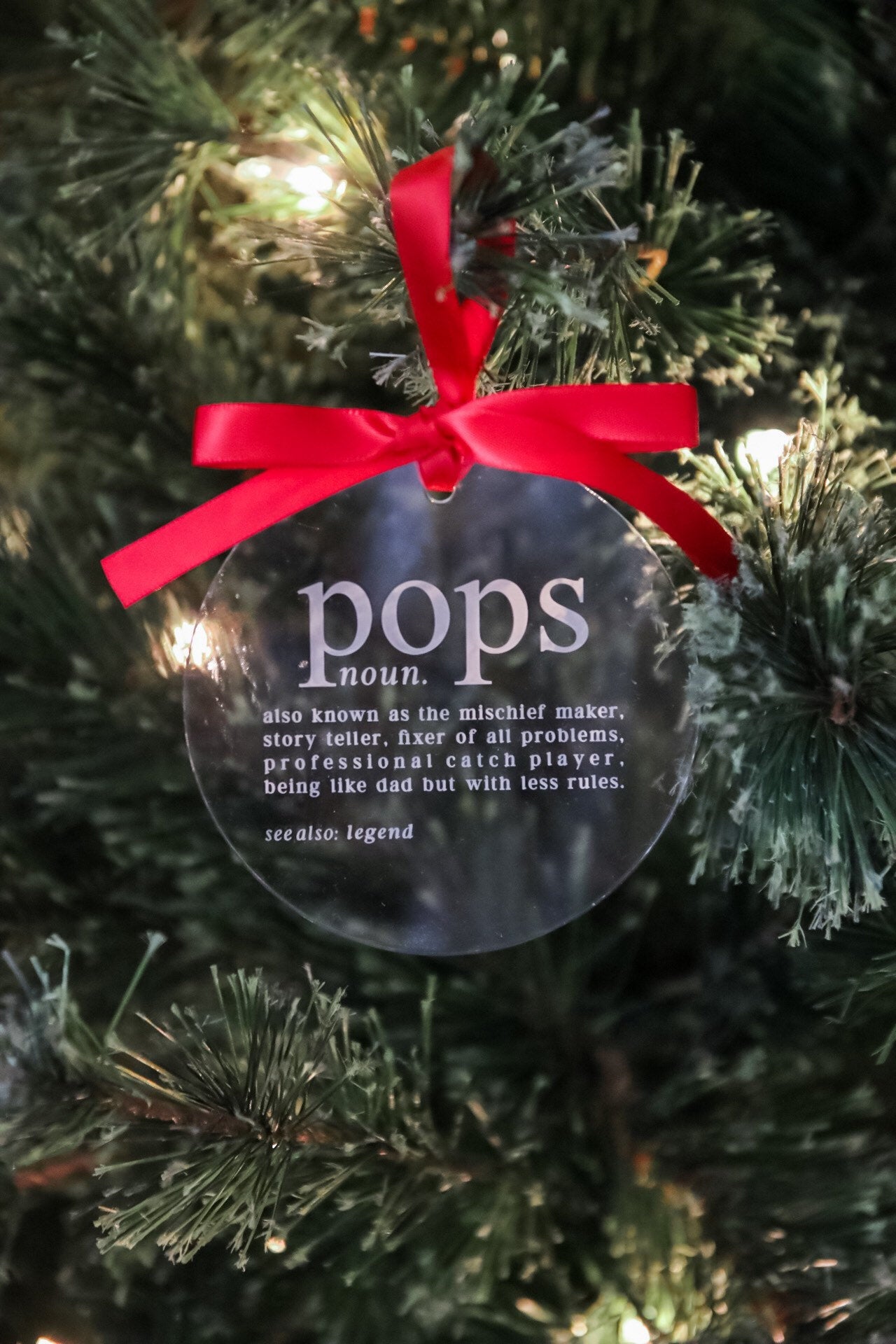 Papa Definition Ornament