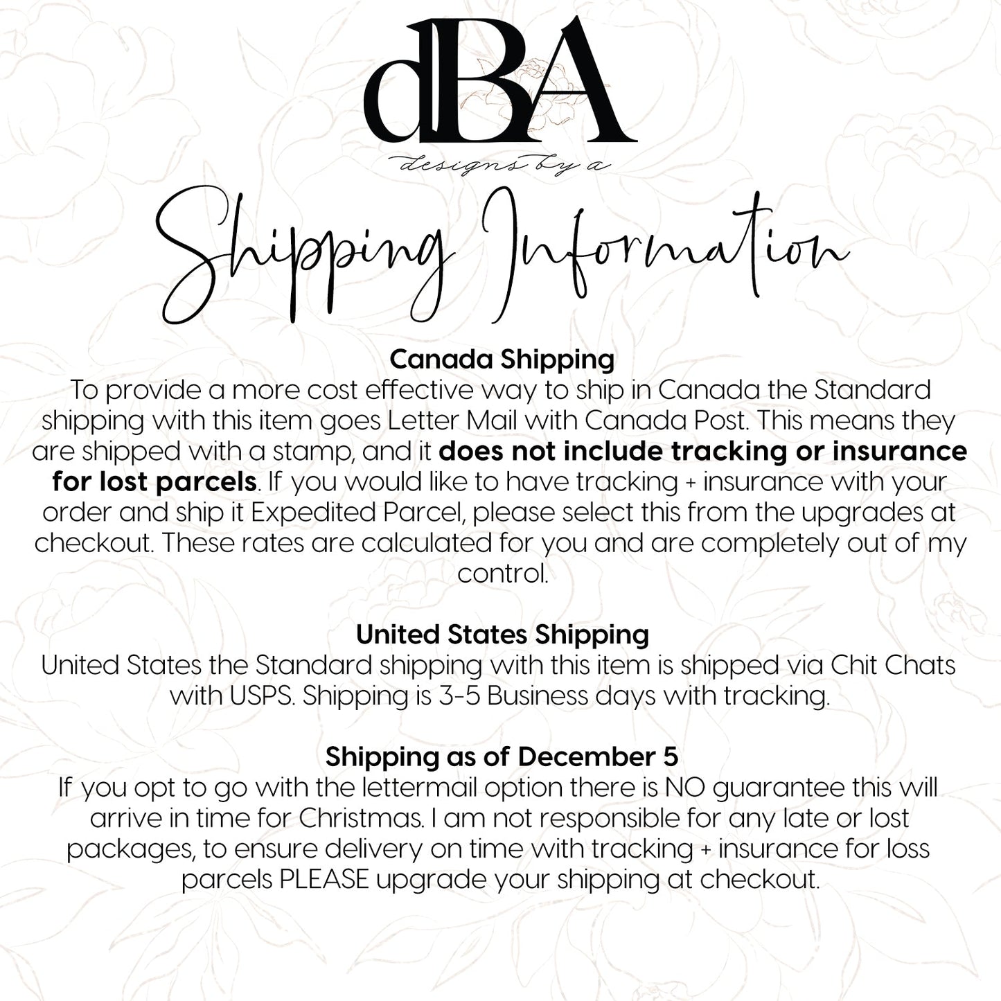 Floral Baby's First Christmas Ornament- UV Printed