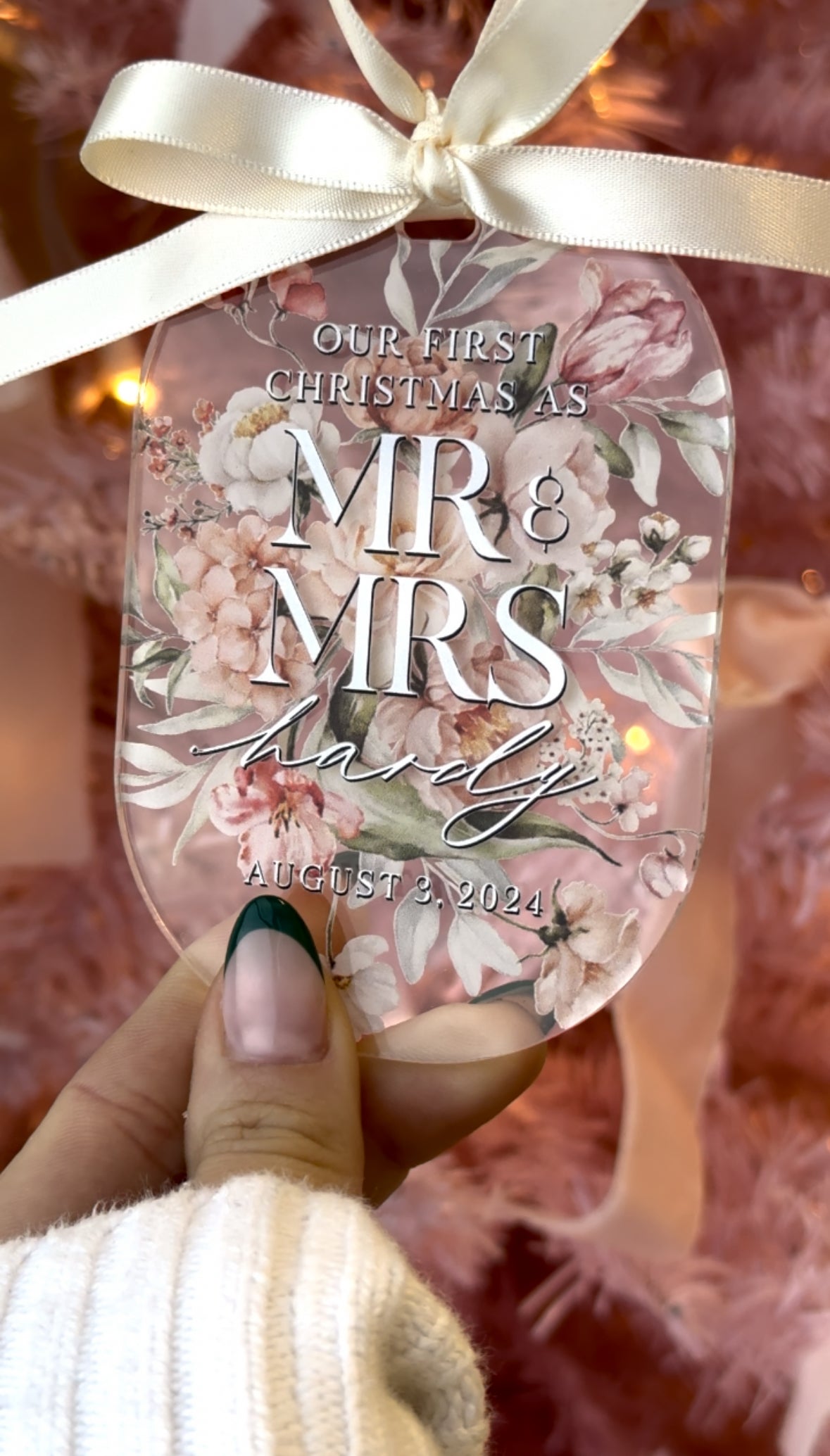First Christmas Married - In Bloom Ornament Collection