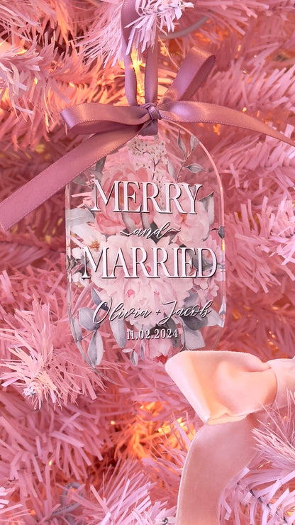 Merry + Married - In Bloom Ornament Collection