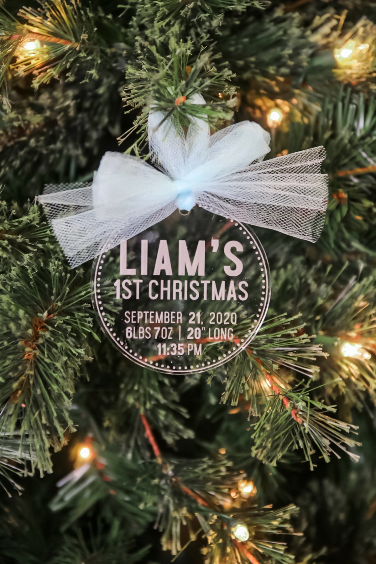 Kids + Baby Milestone Ornaments