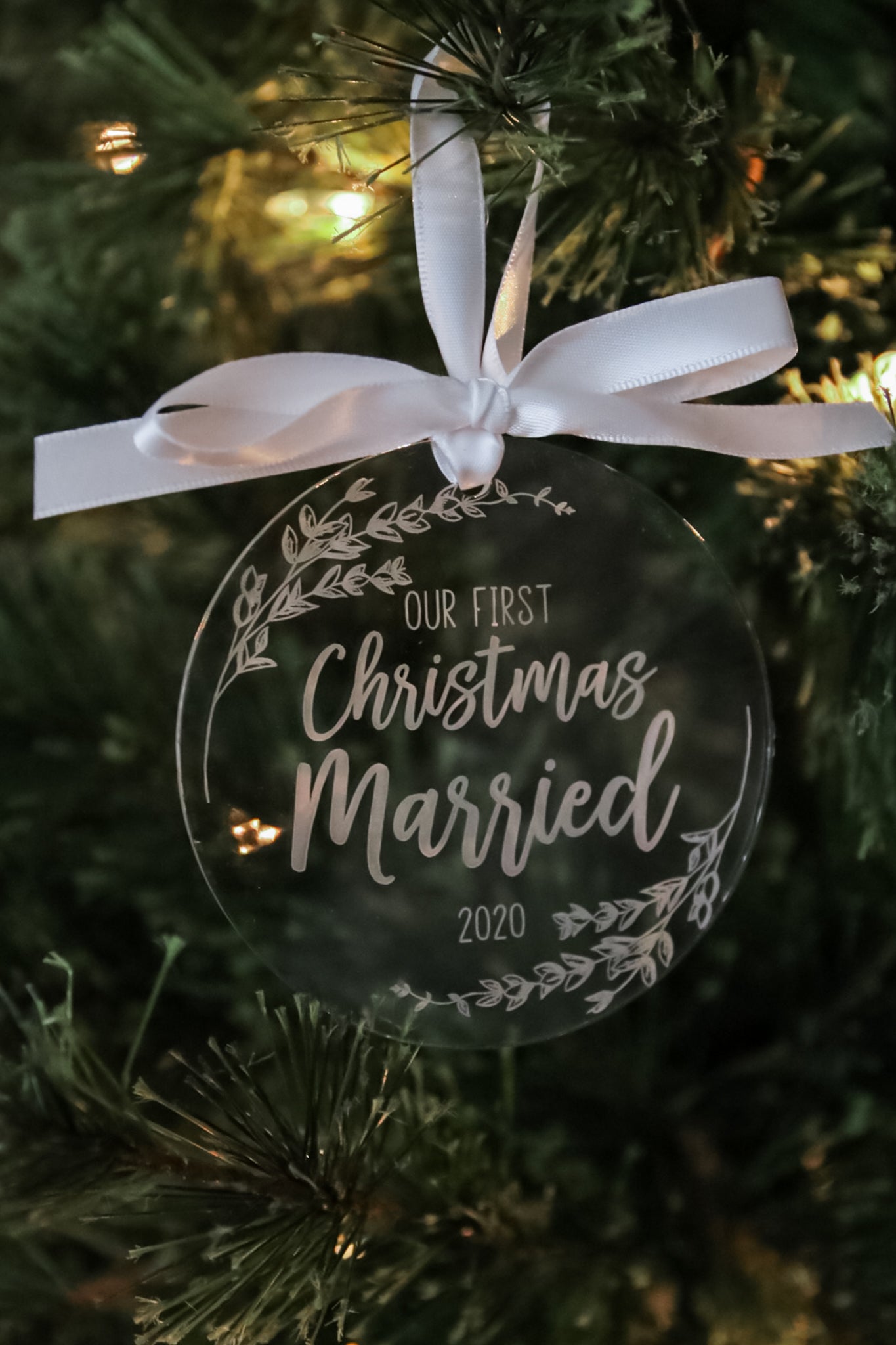 First Christmas As Mr + Mrs, Mrs + Mrs, Mr + Mr Ornament