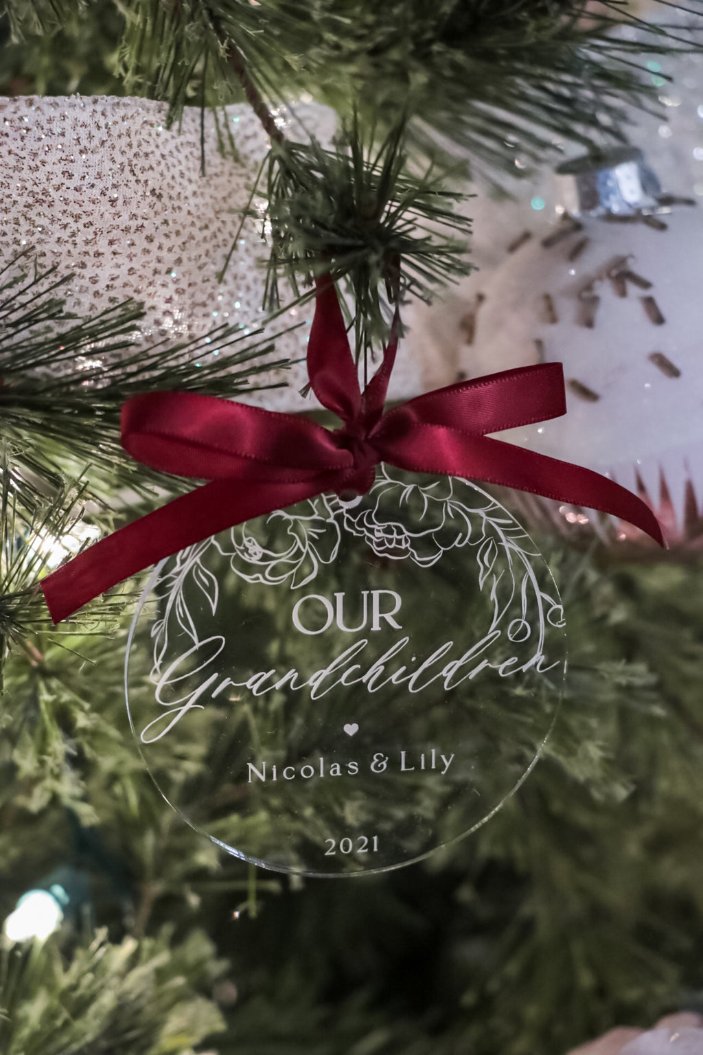 Family, Aunt, Uncle + Grandparent Ornaments