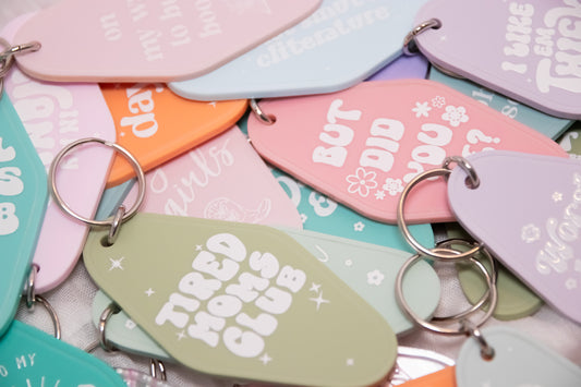 Assorted Retro Keychains