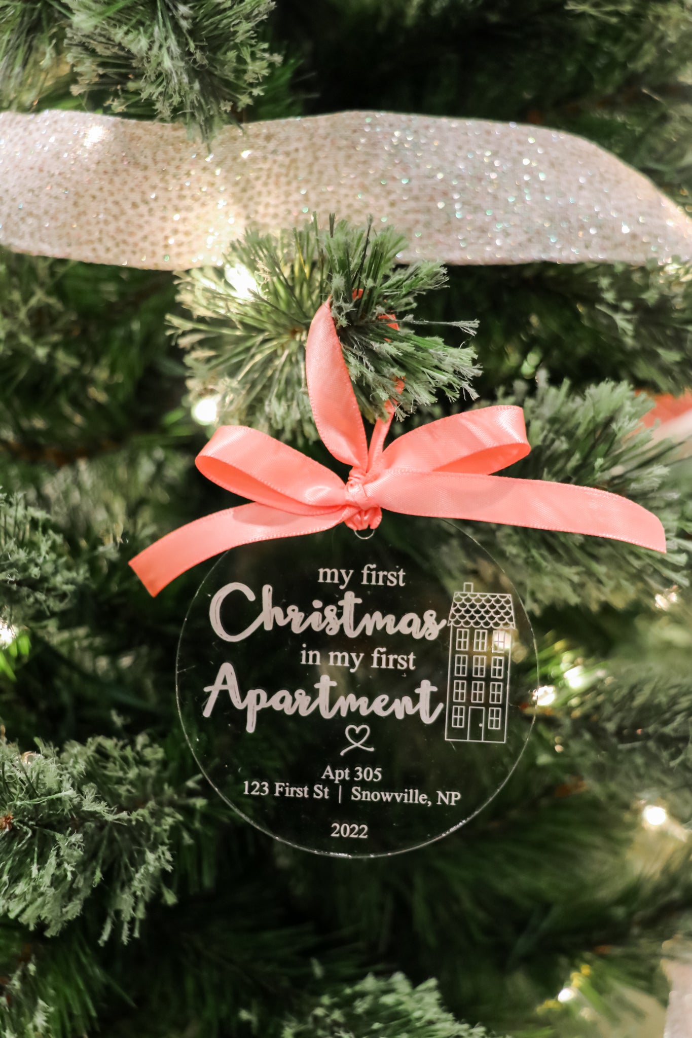 First Christmas in New Home Ornament