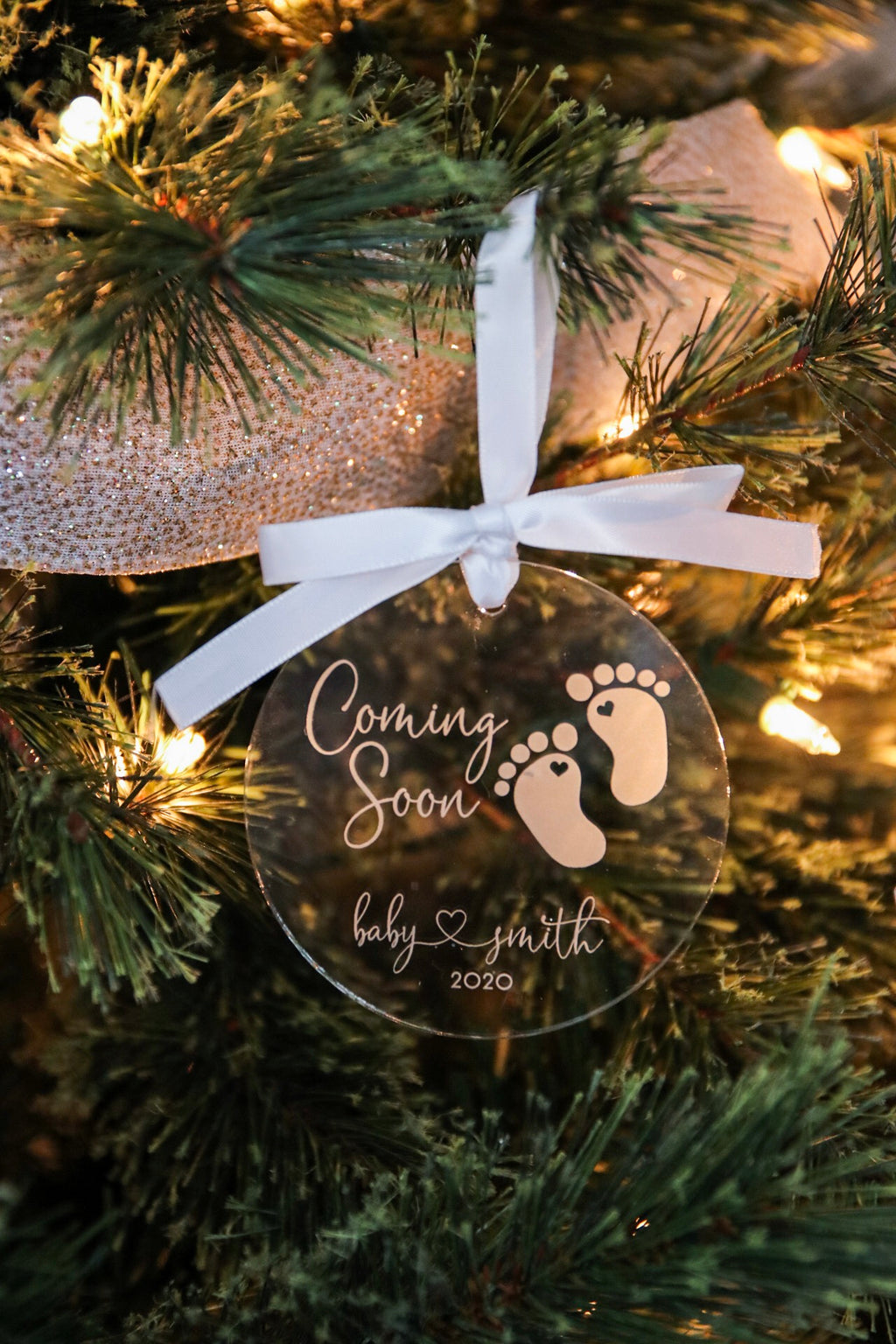 Kids + Baby Milestone Ornaments