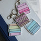 Book Stack Keychain