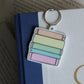 Book Stack Keychain
