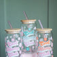 Cool Moms Club Glass with Bamboo Lid and Straw