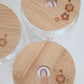 Cool Moms Club Glass with Bamboo Lid and Straw