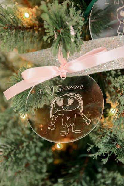 Custom Drawing Ornament