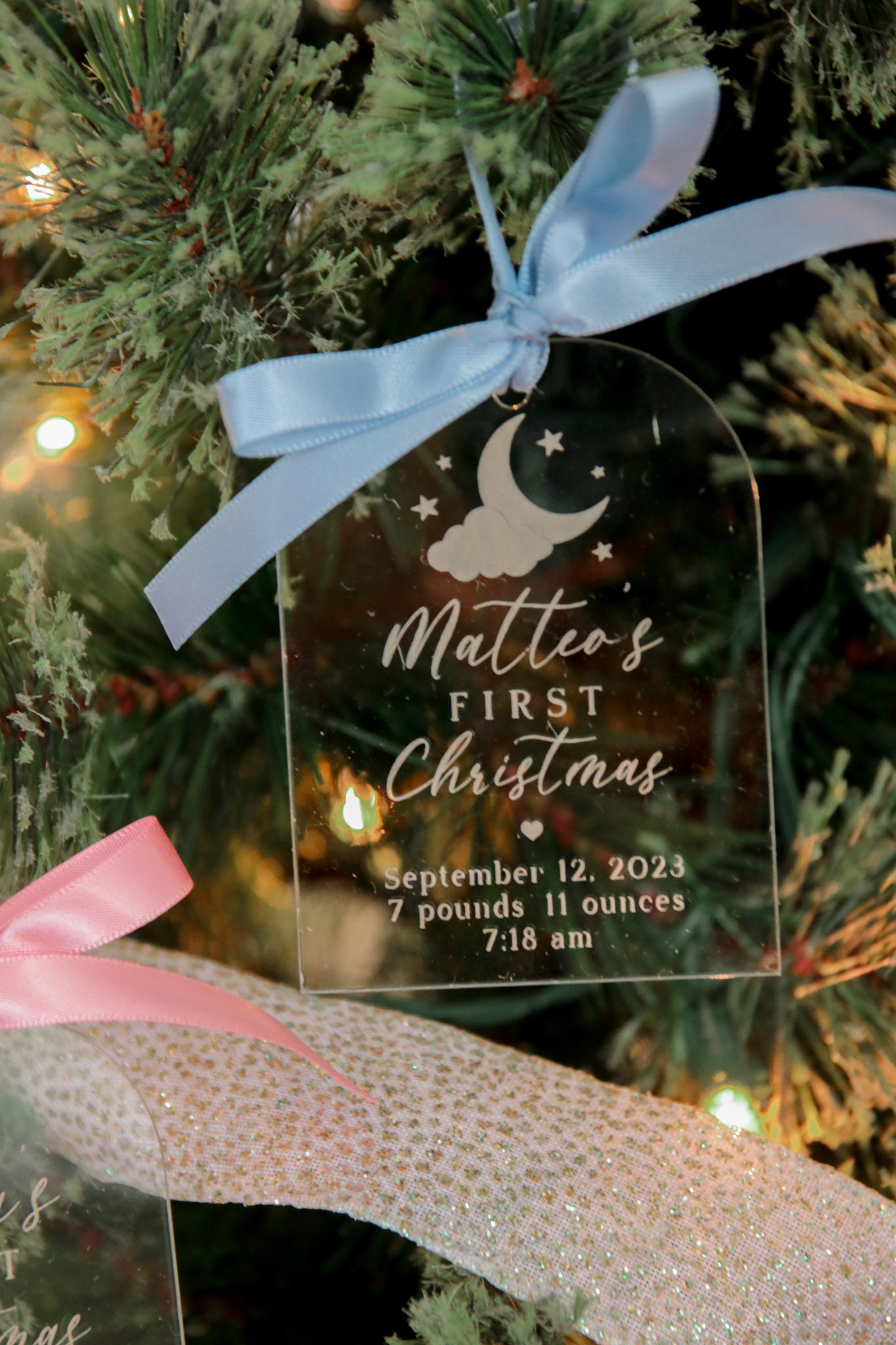 Arch Baby's First Christmas Ornament