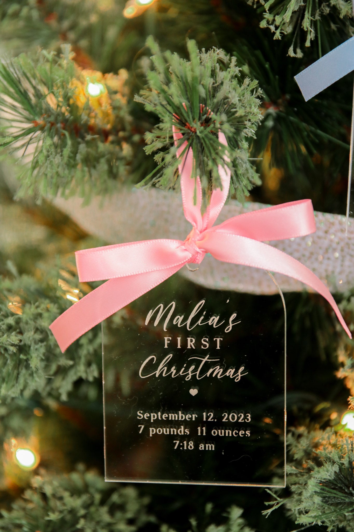 Arch Baby's First Christmas Ornament
