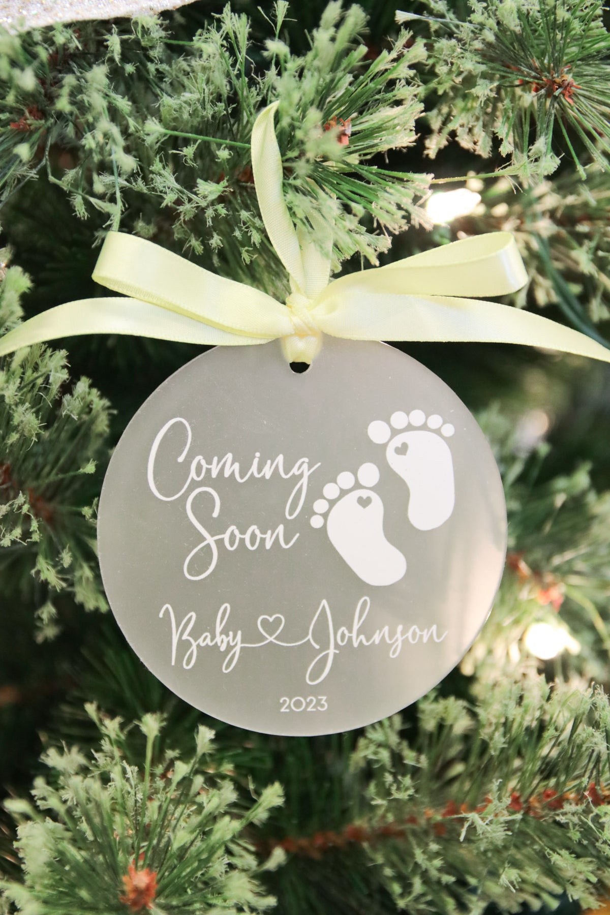 Kids + Baby Milestone Ornaments