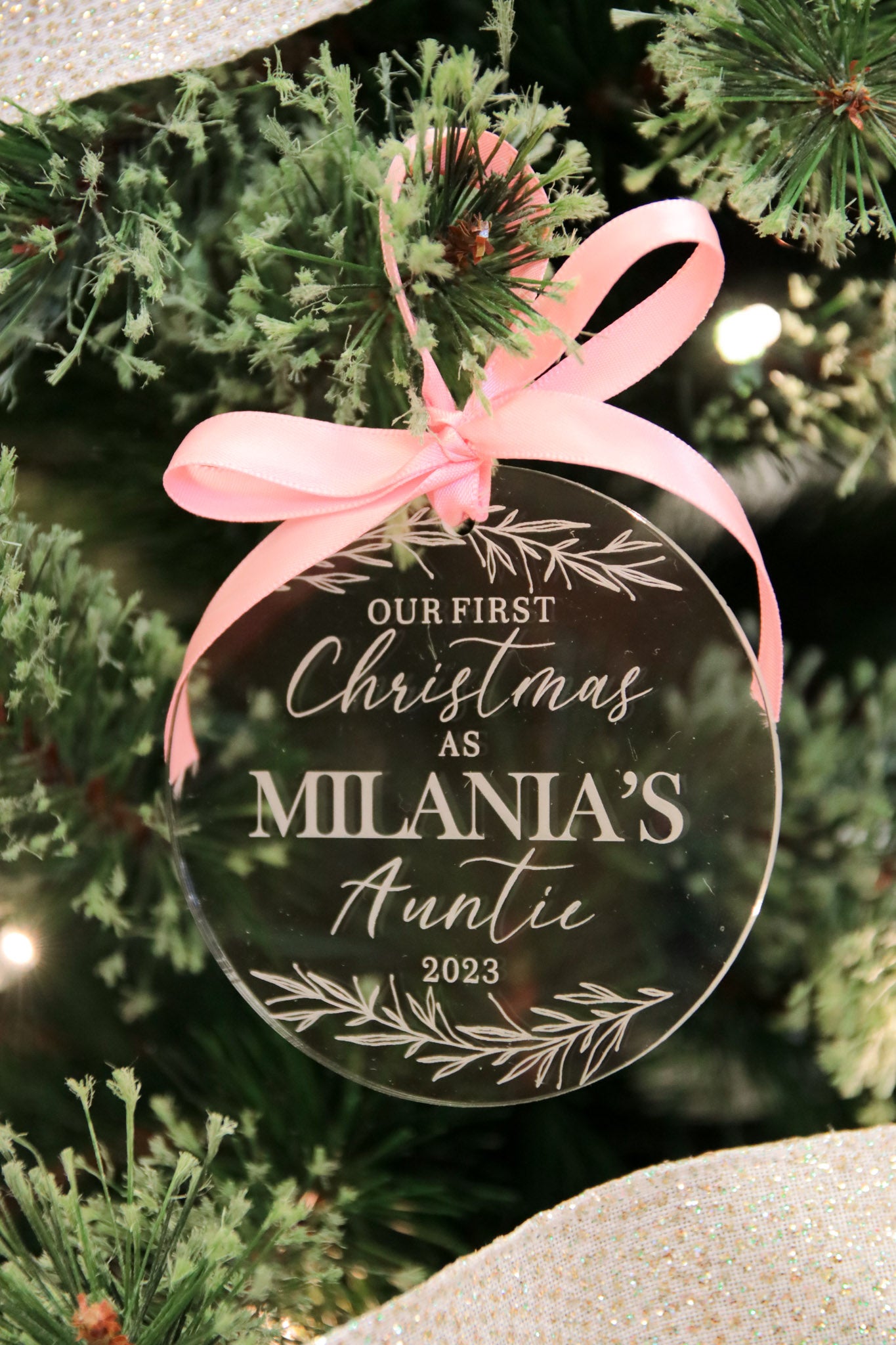 First Christmas as Grandparent/Aunt/Uncle Ornament