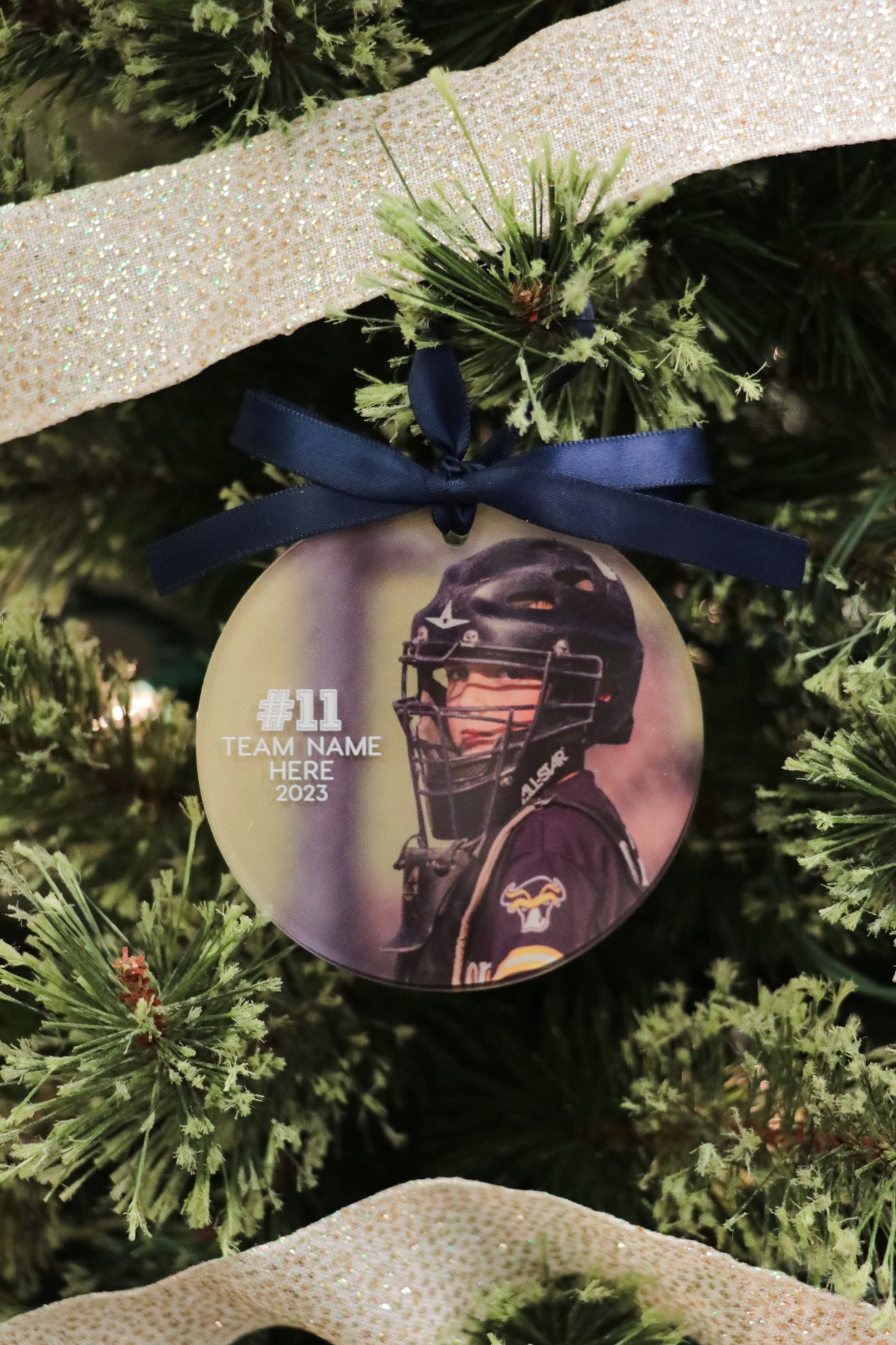 Sport Photograph Christmas Ornament- UV Printed