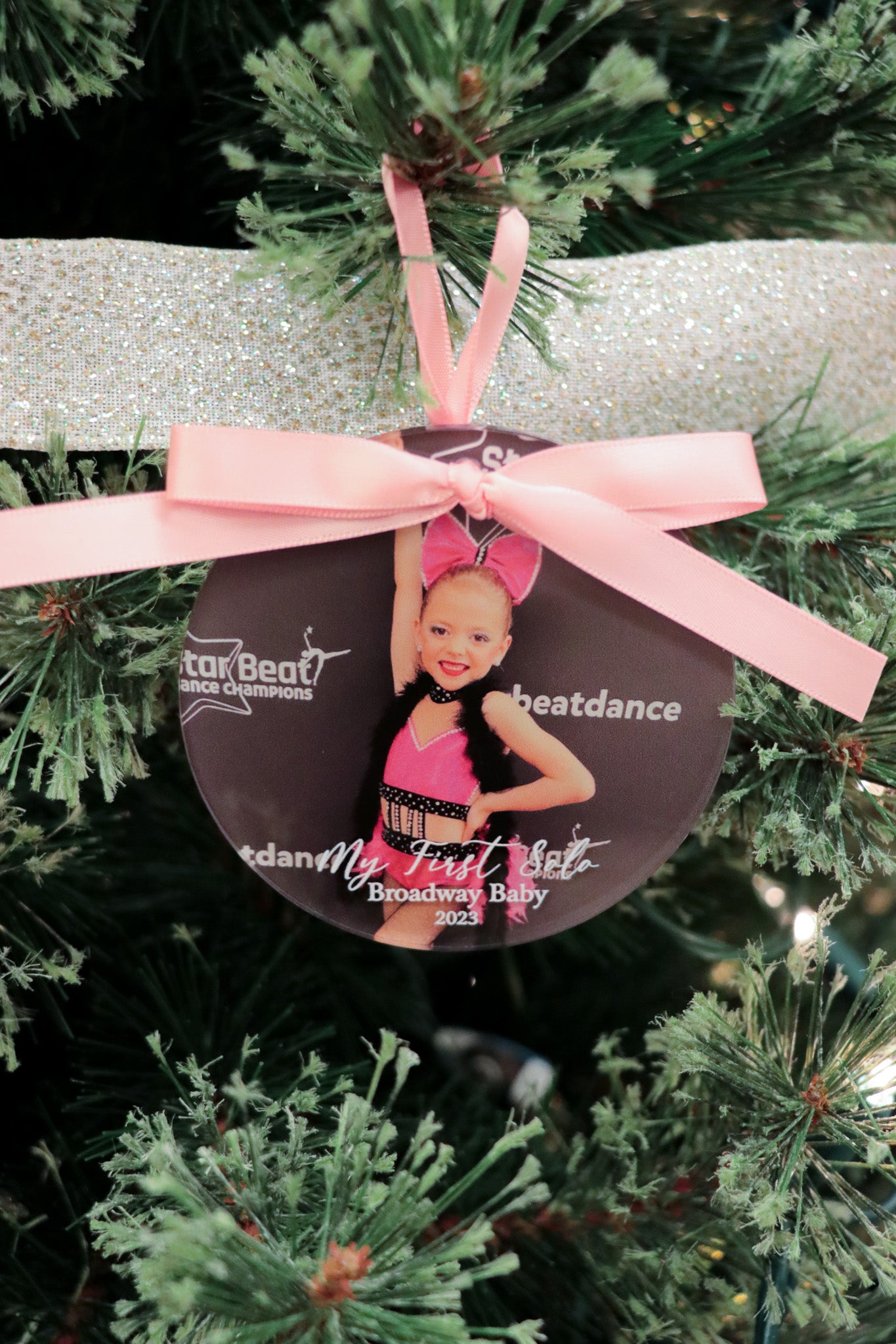 Dance Photograph Christmas Ornament- UV Printed