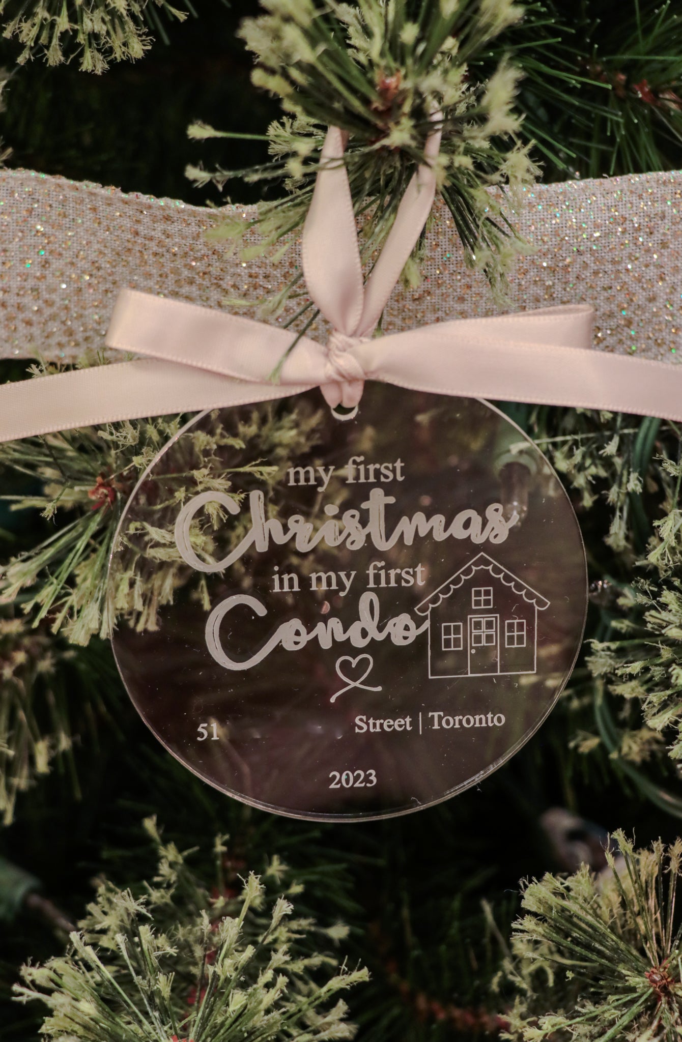 First Christmas in New Home Ornament