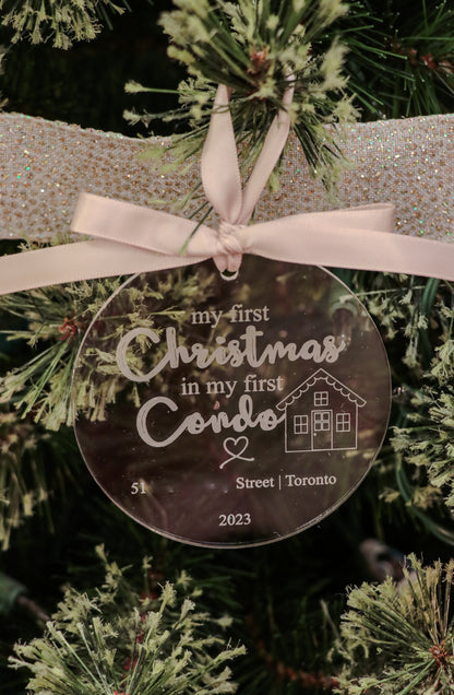 First Christmas in New Home Ornament